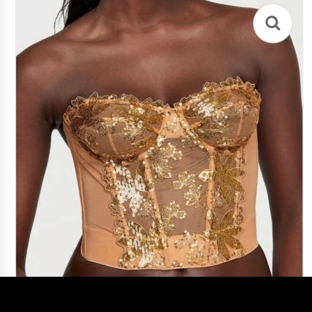 Victoria's Secret Glam Corset In 36b